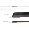 130cm Universal Carbon Fiber LED Rear Spoiler Light For Car Trunk Driving Lamp Multifunction Brake Light Strip 12V Warning