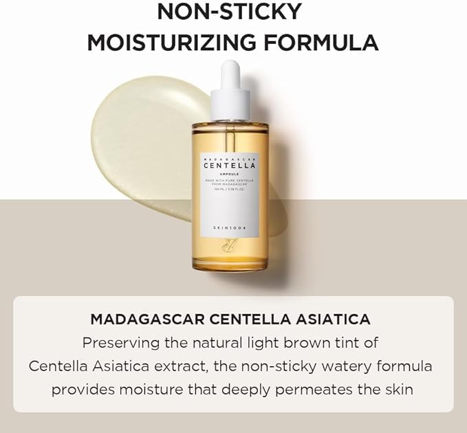 Skin1004 Ampolla de Centella de Madagascar 55ml – Calma Intensiva y Reparación de la Barrera Cutánea con Extracto Puro de Centella, Coreana