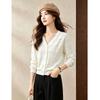 D.F.DEAR Women's Beaded V-Neck Knit Cardigan