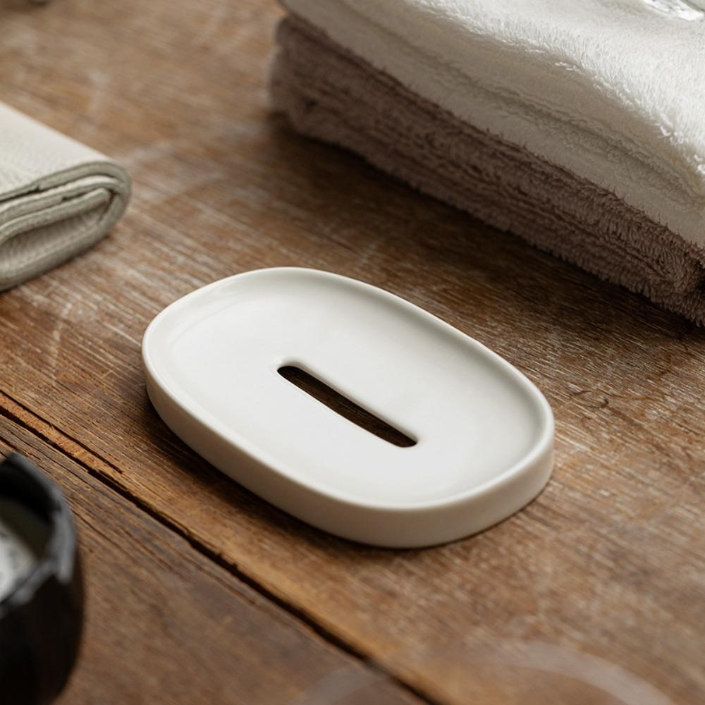 

Elegant Soap Dish Light Luxury Soap Holder Durable Soap Storage Tray Kitchen Style A