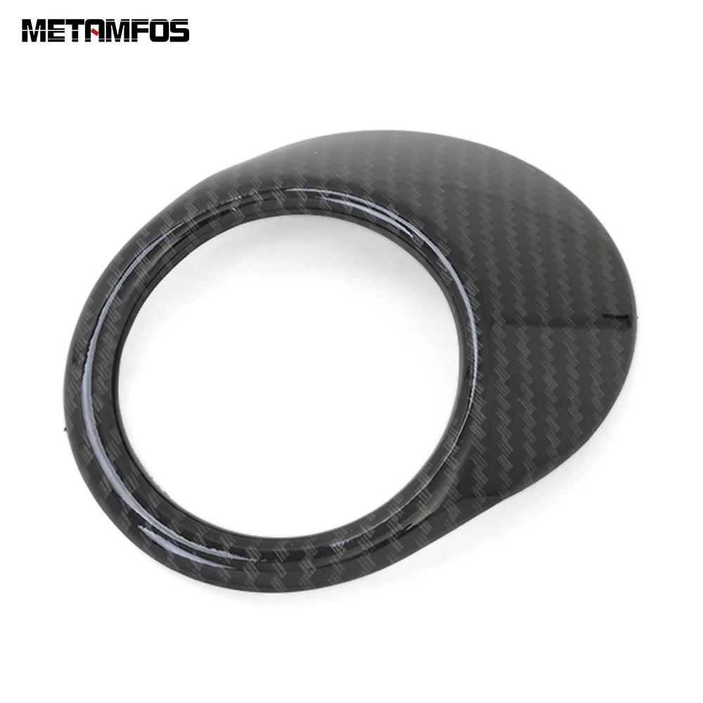 For Volkswagen VW T-Roc TROC 2018- 2024 2025 Carbon Fiber Head Light Lamp Adjustment Switch Cover Trim Interior Accessories