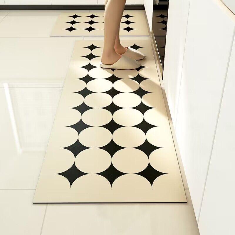 Luxury Diatom Mud Kitchen Mat - Water Absorbent, Non-slip, Oil Absorbing, Dirt-Resistant Floor Mat for Kitchen & Entrance