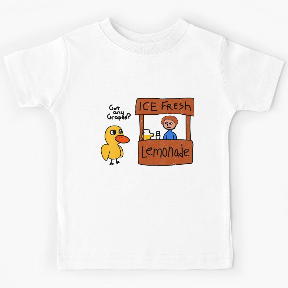 Ice Fresh Lemonade Got Any Grapes Duck Funny Kids T-Shirt 150