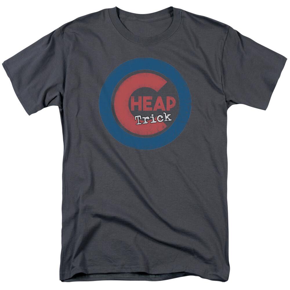 26 Cheap Trick Cheap Cub T Shirt Mens Licensed 80s Band Tee Charcoal Unisex T-Shirt XL