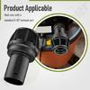Airflows Silencing Adapter For Industrial Vacuums 2.5Inch Blower Port Attachment Maintains Suction While Reducing Decibels