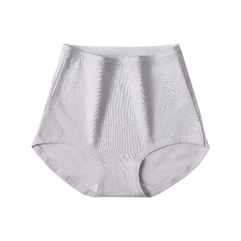 

Женские хлопковые антибактериальные трусы-слипы с высокой посадкой, утягивающие живот, приподнимающие ягодицы, дышащие, для беременных, больших размеров, спортивные XXL серебряный серый