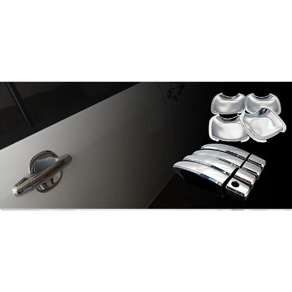 For KIA Spectra 2004-2009 Cerato Chrome Trim Exterior Door Handle Covers 2005 2006 2007 2008 Accessories Stickers Car Styling