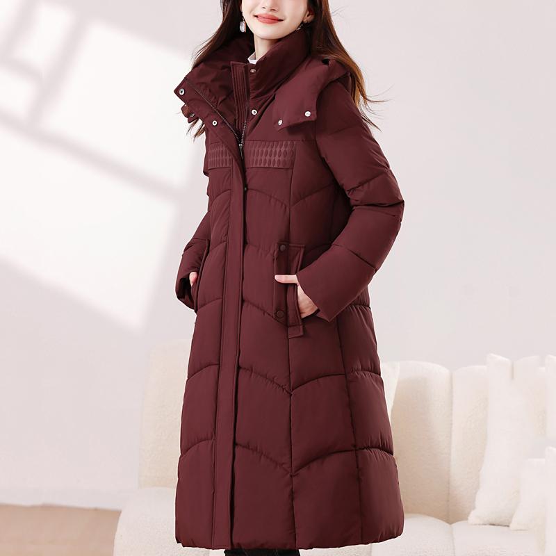 Fashion Winter Jackets Woman Long Parkas Hooded Plus Size Thick Warm Women's Coats