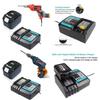 Zuverlässiges Makita DC18RC Ladegerät für 14,4V bis 18V Lithium-Ionen-Akkus mit CE-Zertifizierung