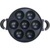 7-Hole Cast Iron Omelette Pan Non-Stick Cooking Pot Breakfast Egg Cooking Pie Cake Mold Kitchen Cookware Omelette Pans Nonstick Flip