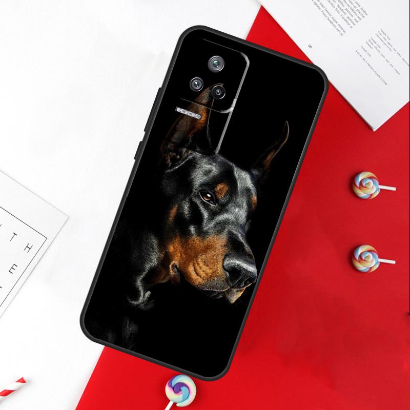 Animal Doberman Dog Cover For Xiaomi 15 Ultra 13 14 11T 12T 13T 14T Pro POCO X7 Pro X3 X5 X6 M6 F5 F6 Pro Case
