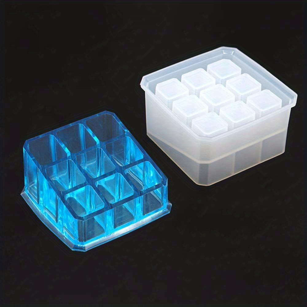 WTEMPO Spring Summer Ice Cube Making Mols DIY Silicone Epoxy Resin Mold Multi-Slot Organizers Casting Molds