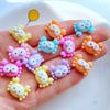 20Pcs New Cute Mini Cartoon Crab Animal FlatBack Resin Cabochons Scrapbooking DIY Jewelry Craft Decoration Accessorie