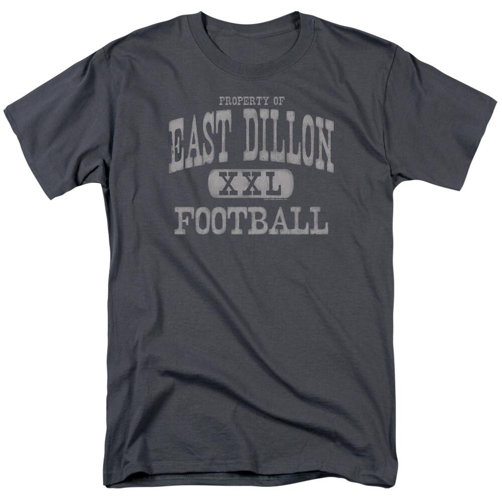 Friday Night Lights Property Of Logo T Shirt Mens Licensed Classic TV Charcoal L