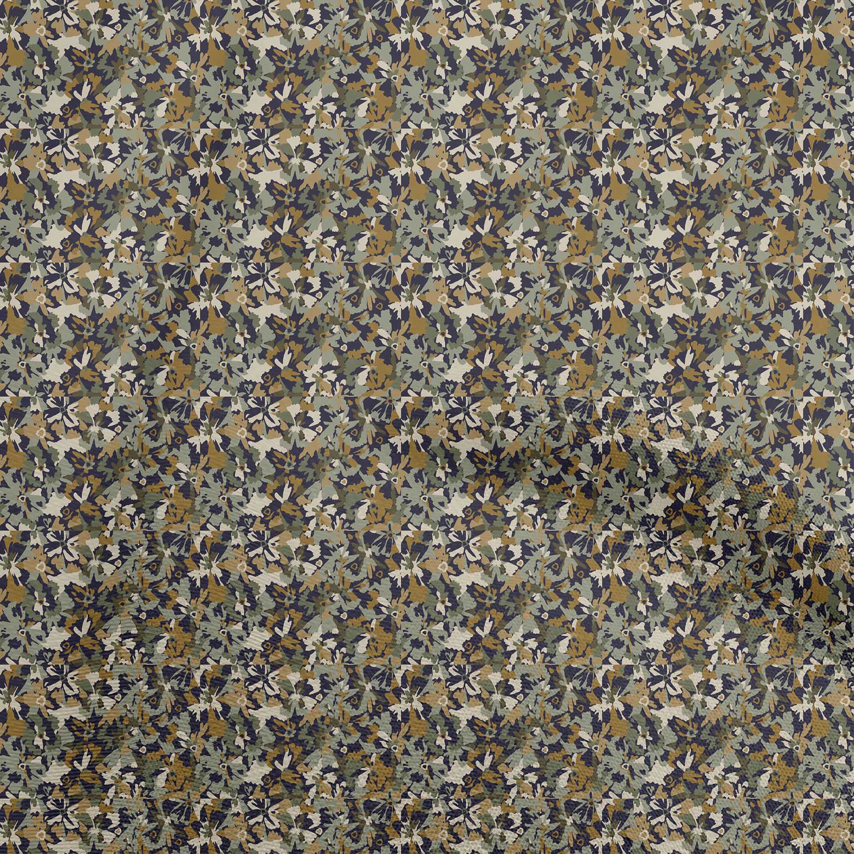 

OneOone Cotton Flex Brown Fabric Абстрактний одяг своїми руками Тканина для стьобання Тканина з принтом на ярди 40 дюймів 42 Inch Wide - Viscose Chiffon темно-синього кольору