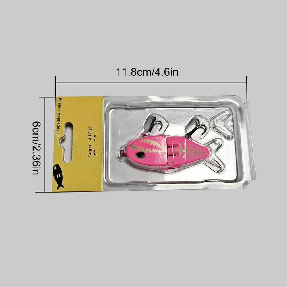 Fishing Lures Freshwater Saltwater Jig Baits Portable Fishing Gear Lures for Trout Freshwater Saltwater Pan Fish розовый
