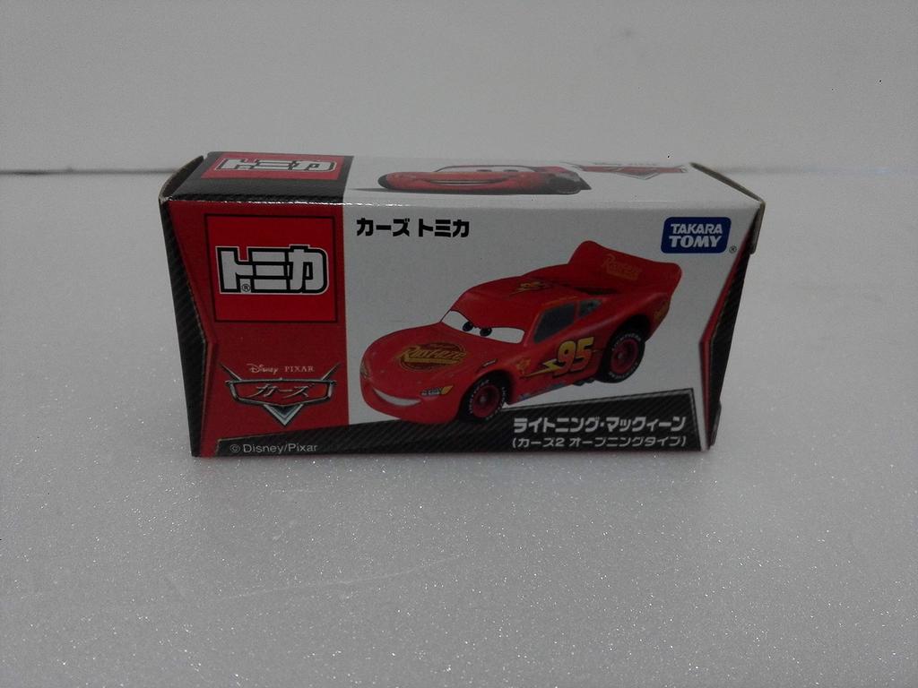 Out of Print Tomica Cars Lightning McQueen Cars 2 Opening Type Crazy Mini Car Circle with Case, Ships from Amazon Warehouse