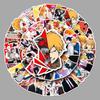 51-Piece Chainsaw Man Anime Sticker Set - Waterproof, DIY Skateboard, Phone, Luggage, Stationery Stickers.