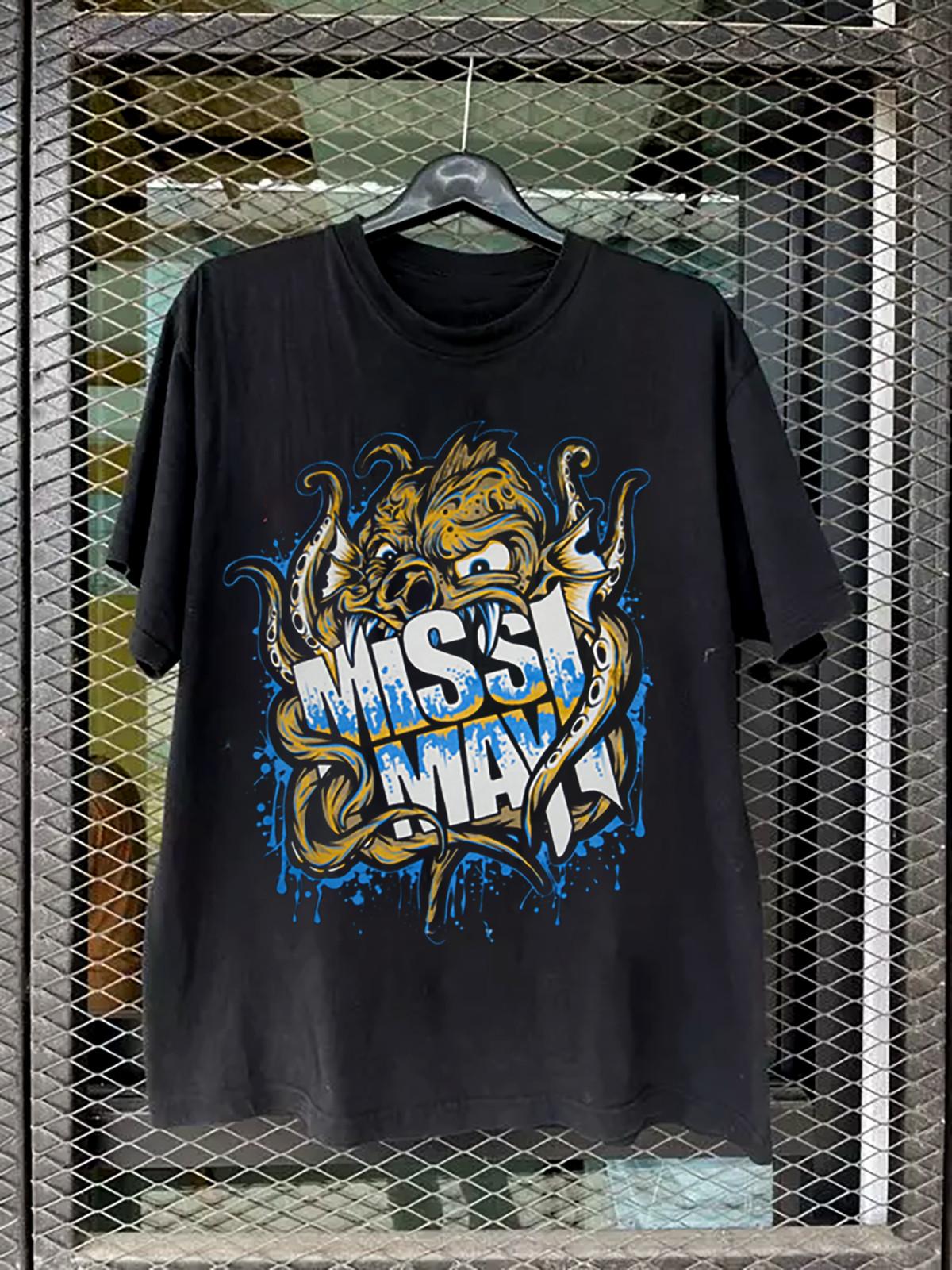 Rare Miss May I Band Album Tour Gift For Fan S to 5XL T-shirt TMB4059 M