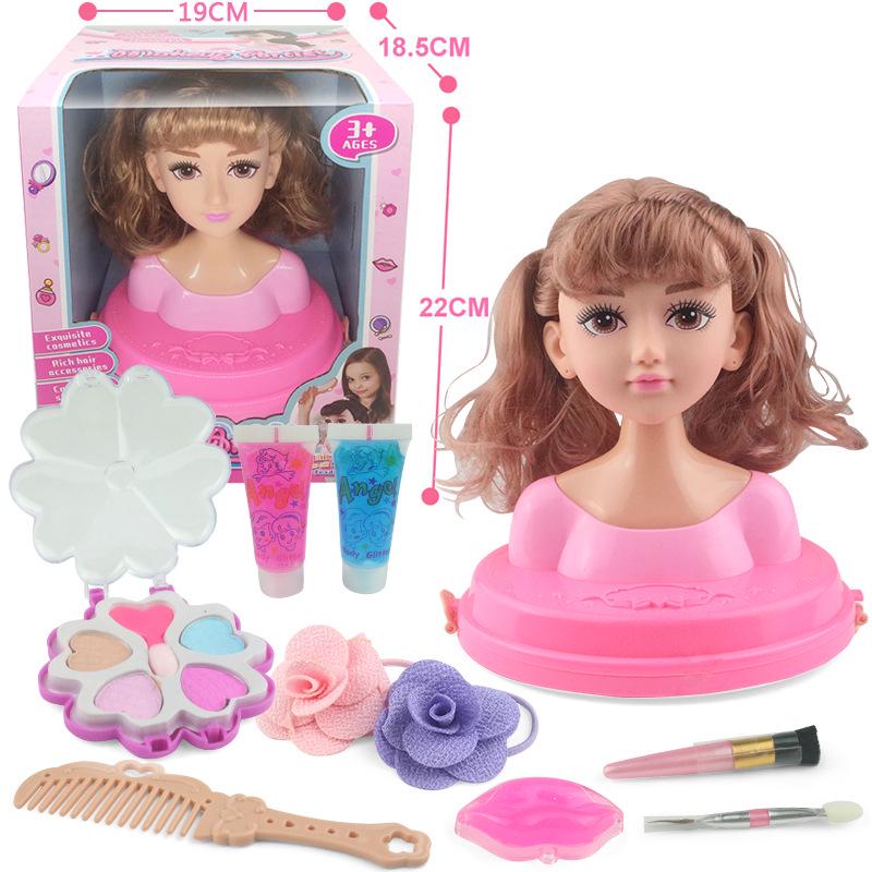 

Stylish Makeup Vanity Toy Set: Teen Girl s Dress-Up, Hair Styling & Braiding Kit