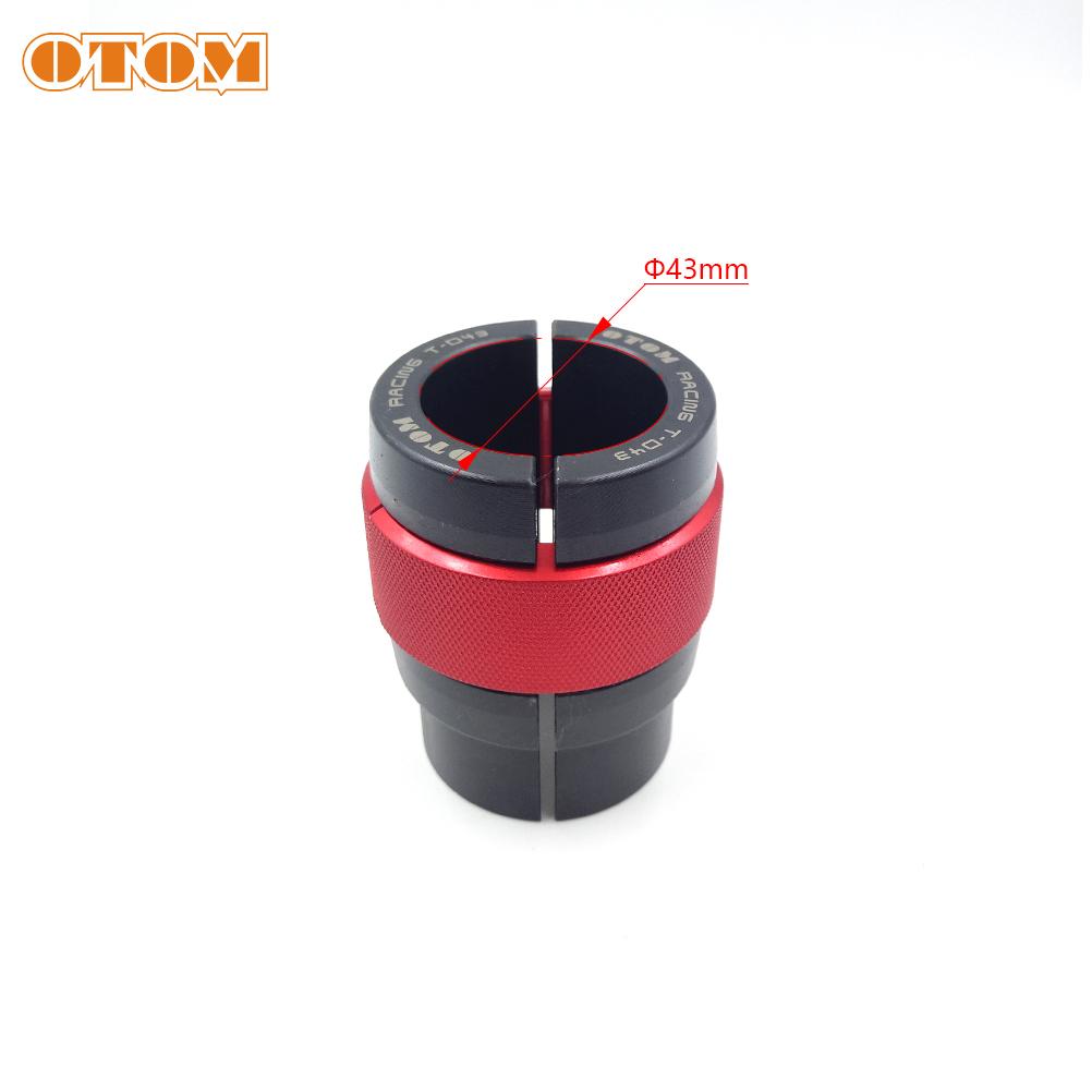 

OTOM Motocross D39/41/43/46/47/48/49/50mm Fork Seal Driver Aluminum Front Shock Absorber Oil Stopper Bushing Tooling Motorcycle Red D43mm