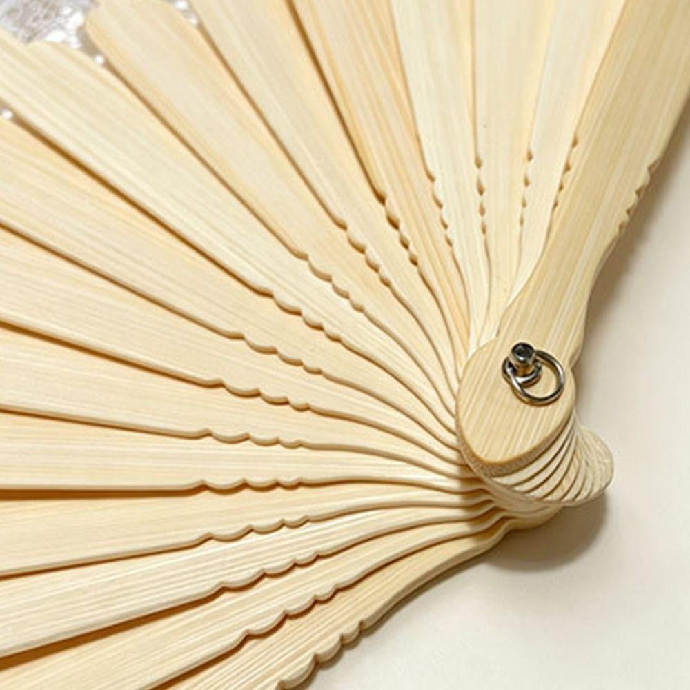 Portable Folding Handheld Fan Floral Lace Women's Folding Fan Lace Hand Fan Bridesmaid Gifts