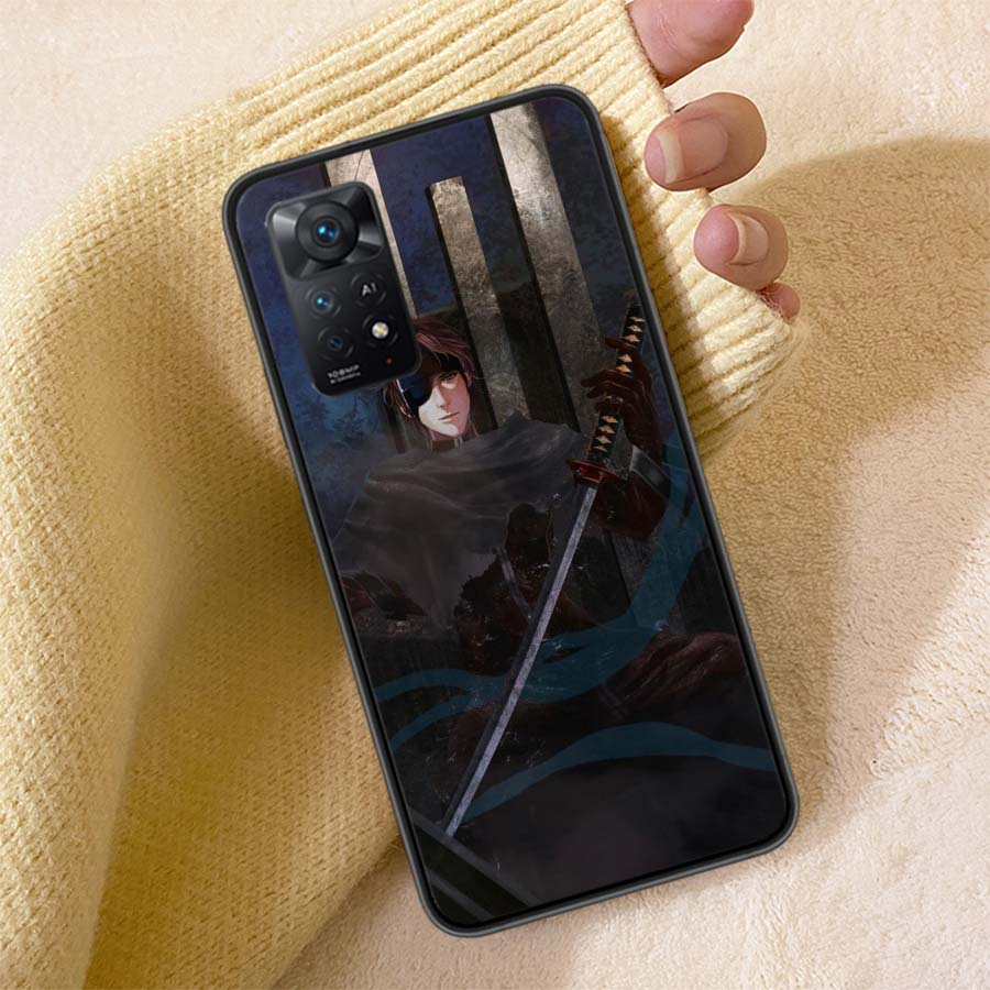 Bleach Aizen Sousuke Phone Case For Redmi Note 13 14 15 Pro Plus 12 13C 12C 15C 9 10 10C 9T 9C 9A TPU Soft Cover Clear Cell Case