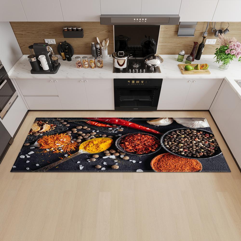 Kitchen Mat Entrance Door Mat Living Room Bedroom Long Carpet Corridor Non-slip Floor Children's Carpet