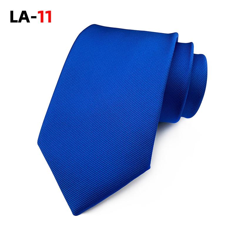 Satin Solid Color 8Cm Fashion Business Professional Men'S Tie