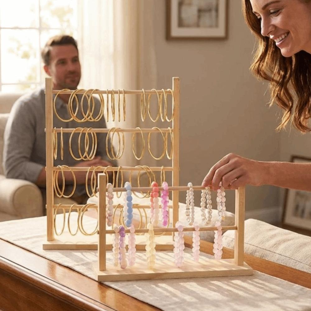 Storage Shelf Jewelry Display Stand Vintage Jewelry Organizer Holder  Accessories Storage