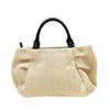 Used ANTEPRIMA 2way handbag RAFIA BOW RAFIA BOWHandbag Ivory/black enamel Women