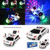 Stunning Police Car Led Light Music Rotating Toy For Kids Universal Driving Fun