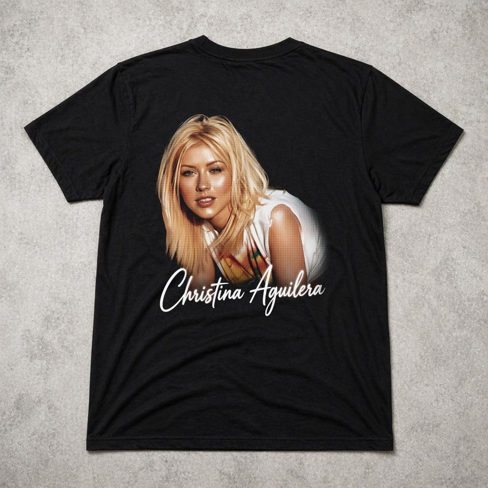 Christina Aguilera T Shirt Pop Music Graphic Tee Adults Kids 2XL