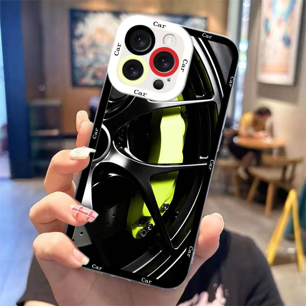 

Luxury Wheel Caliper Clear Phone Case For Infinix TECNO POVA 2 4 3 5 SMART 6 7 8 NOTE 10 11 12 30 30I 40 50 CAMON 19 20 Cover TECNO POVA5