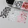 3D Five-petaled Flower Nail Sequins DIY Manicure Floral Nails Accessories  for Women Girls
