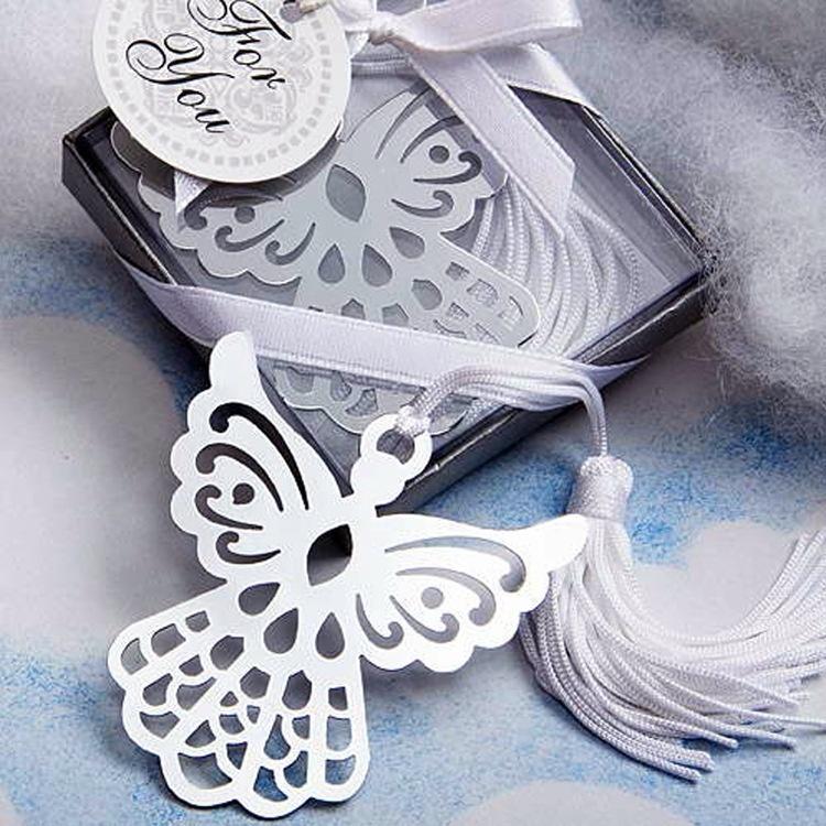 2pcs Holy Gift Exquisite Alloy Tassels Bridal Angel Bookmark Eagle Wedding Favors