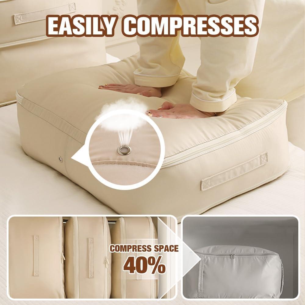 Super Space-saving Self-compressing Storage Bags, Storage Boxes for Space Saving, Heavy-duty Moving Bags, Self-compressing Moving and Organizing Bags