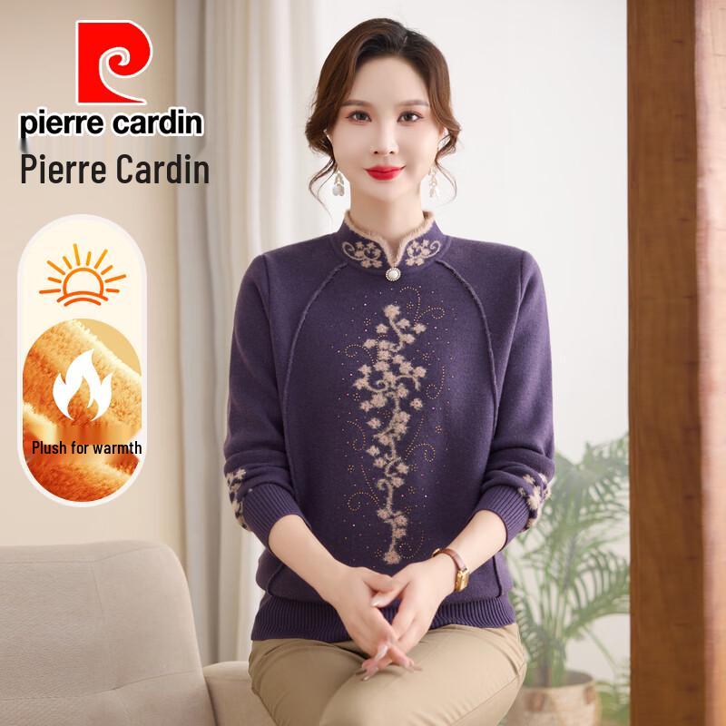 Pierre Cardin New Chinese Style Women's Winter Knit Sweater