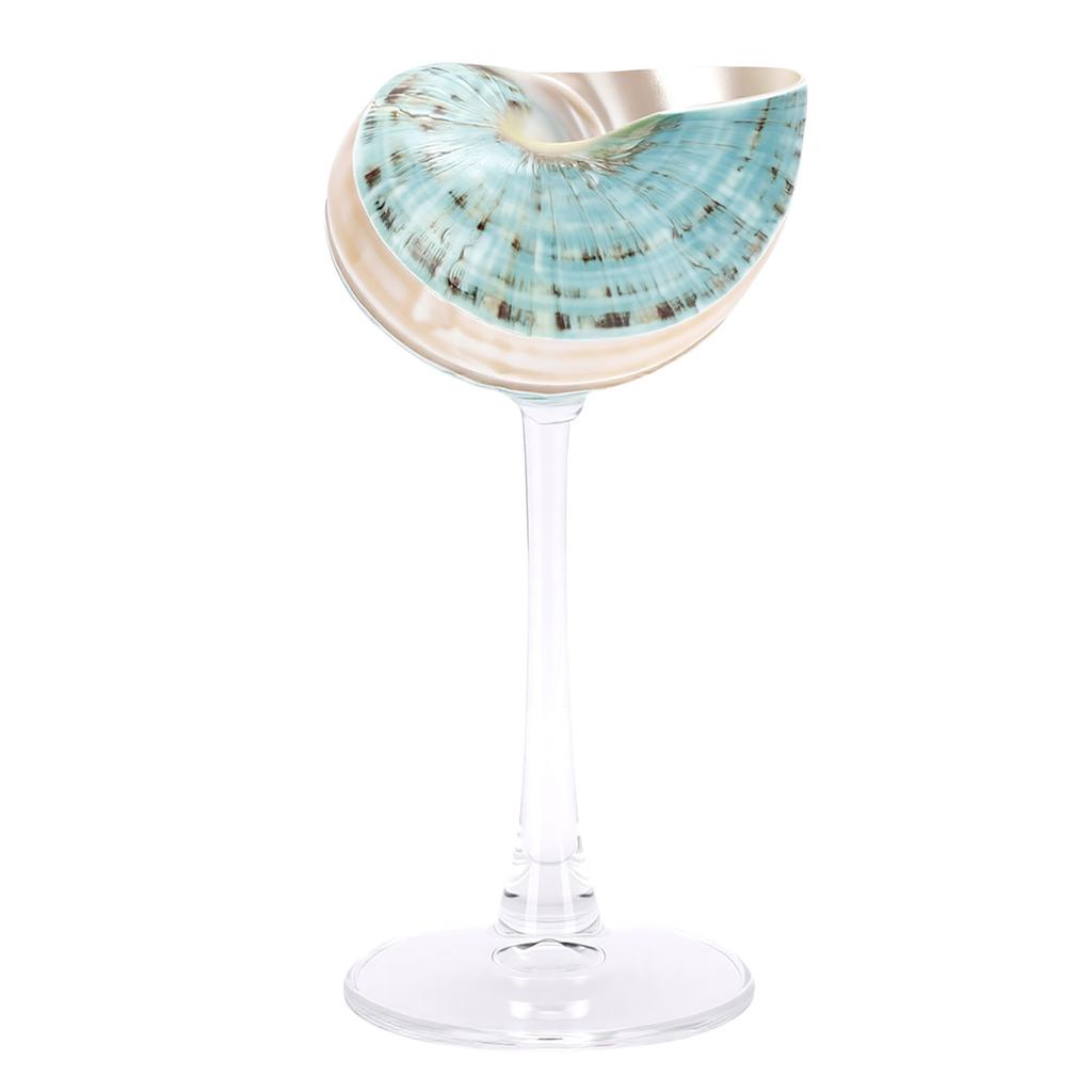 Wine Glass Unique Polished Stem Wine Glass for Cold Beverages Desk Ornament