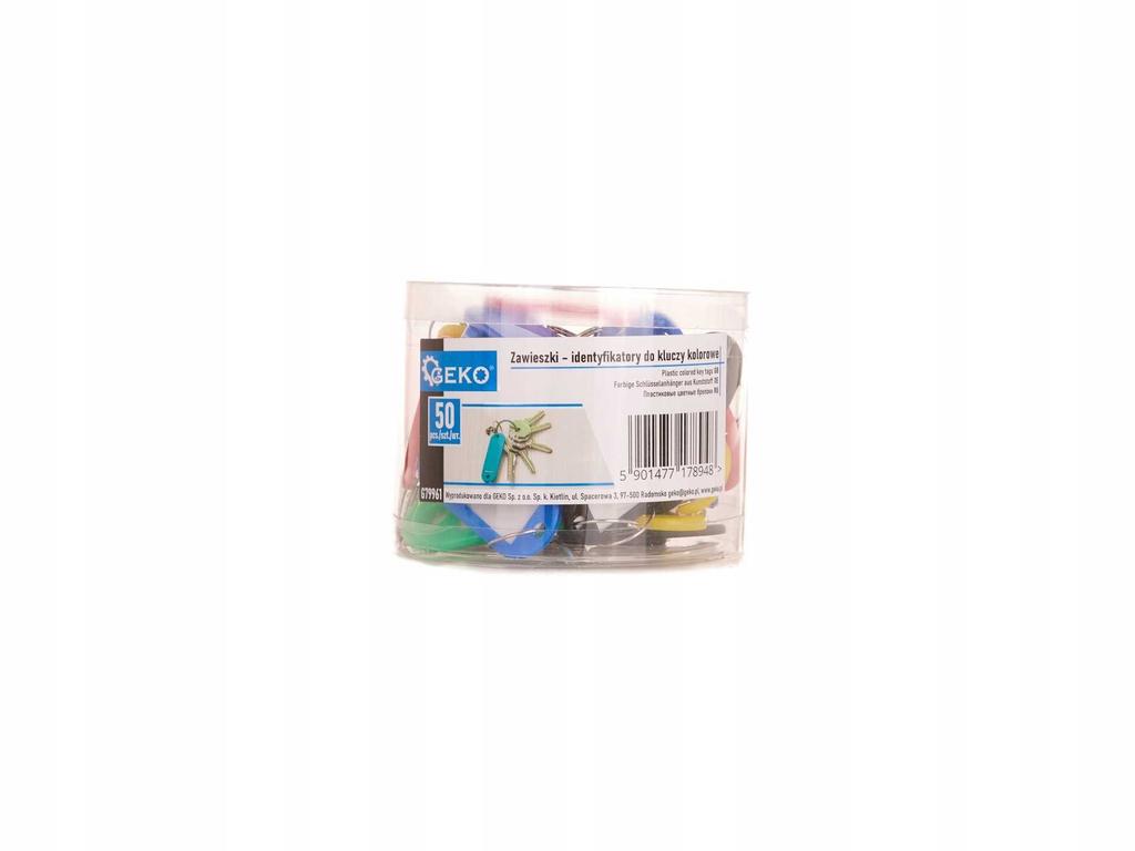 Colorful Key Tags 50 Pcs 48
