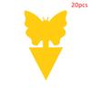 20Pcs Insect Traps Protect The Plant Double Sided Gnat Traps Non-Toxic And Odorless Sticky Board Traps For Garden Plants Kitchen
