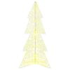 Christmas Tree with 160 Warm White LEDs 150 cm Acrylic