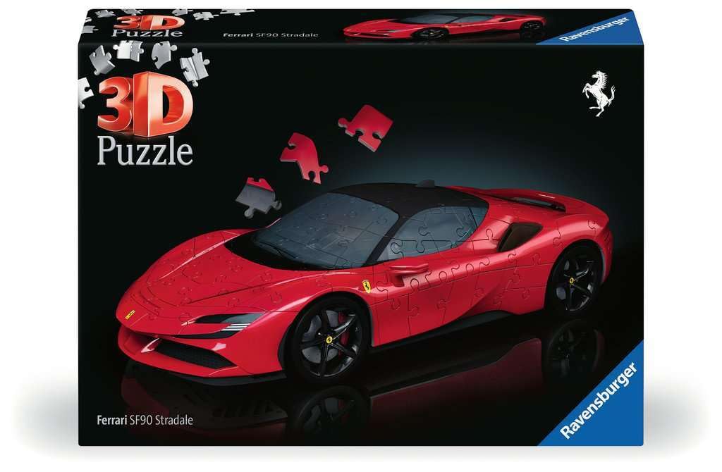

Ravensburger 3D Puzzle Ferrari SF90 Stradale 108 Piece 11576 1 3D Puzzle