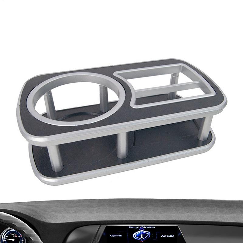 Car Dashboard Drink Rack Multi Functional Car Organizer Box with Cup Drink Holder Car Bottle Holder Phone Mount Interior Parts