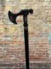 Antique Ax Head Handle Wooden Walking stick/Victorian Style Gentlemen's Canes