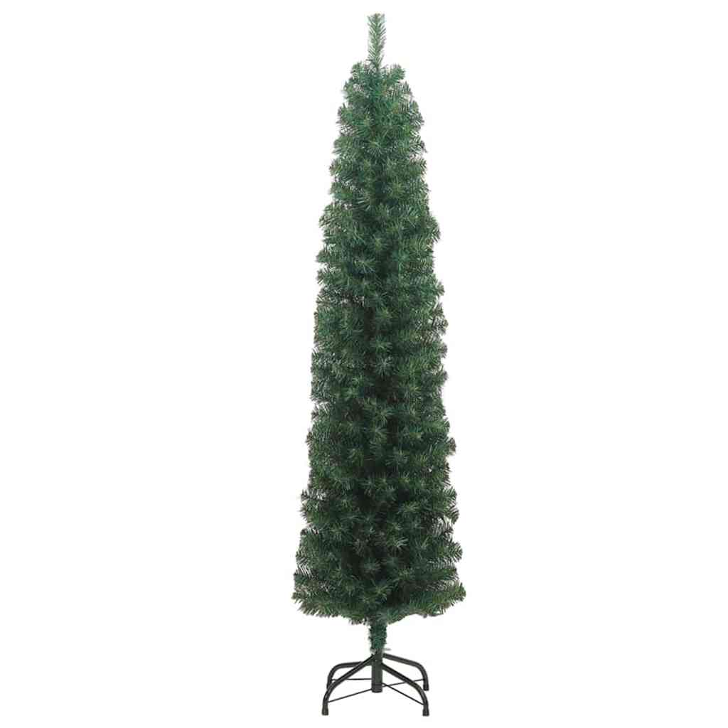 Artificial Christmas Tree with 300 LEDs and Stand Green 180 Cm
