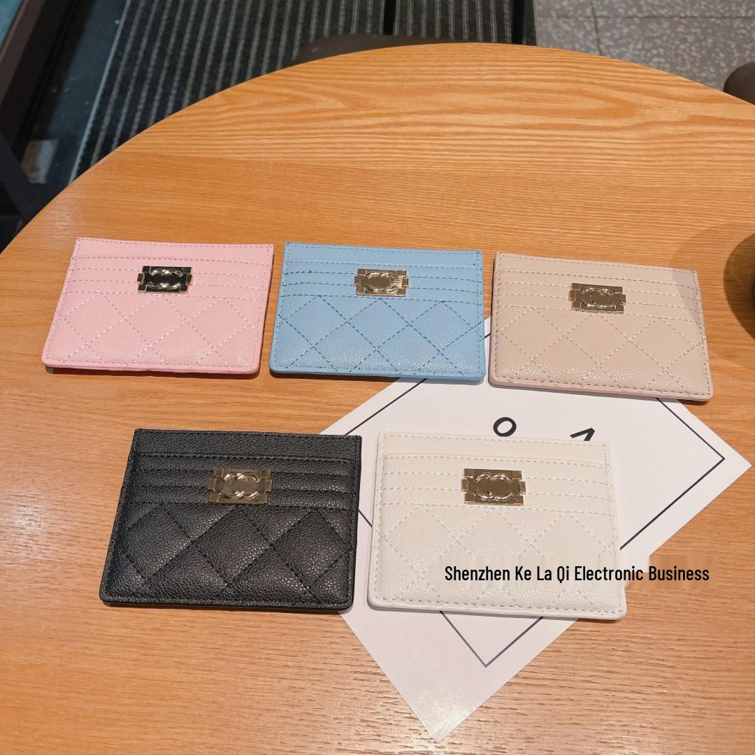 

2025 Ретро Минималистичный Высококлассный Унисекс Держатель для монет и карт розовый