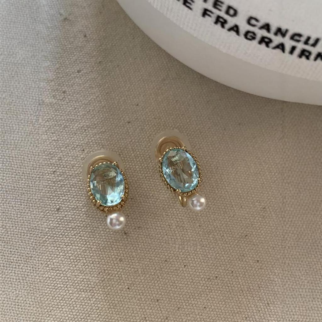Exclusivo Ear Cuff de Camada Dupla Brilhante com Diamantes de Alto Padrão: Design Versátil e Indolor