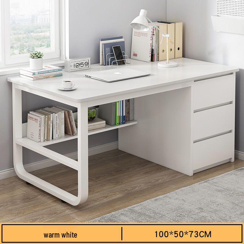 Simple Student Writing Desk with Drawer - Home Office Study Table