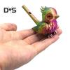 Vogelpfeife für Kinder und Erwachsene, vogelförmige Wasserpfeife, 3D-gedruckt, buntes Vogelpfeifenspielzeug, Geschenk für Jungen und Mädchen, Geburtstagspartys